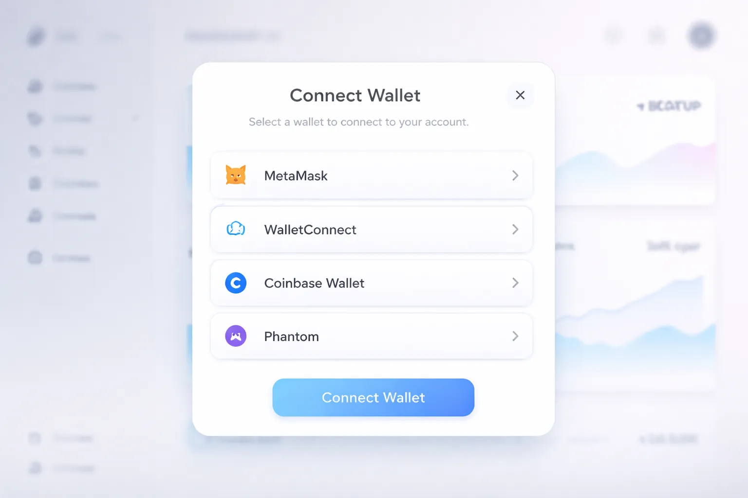 ウォレット接続・ログイン実装のイメージ